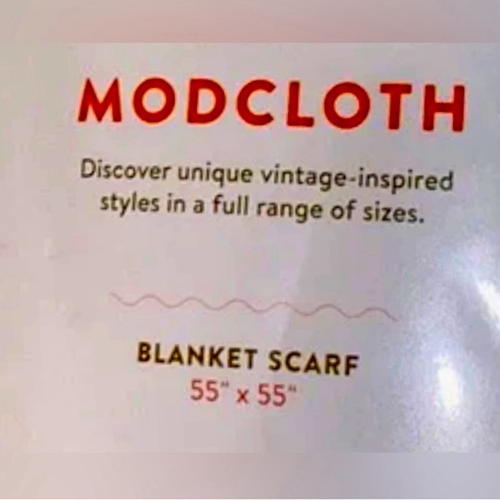 ModCloth tartan plaid blanket wrap/scarf/shawl - Picture 16 of 17